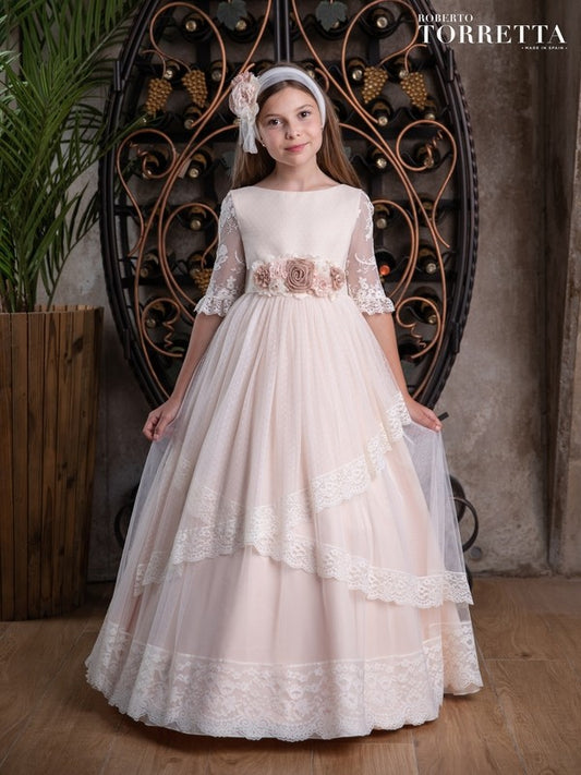 Vestido Comunión 2026 Roberto Torretta R372