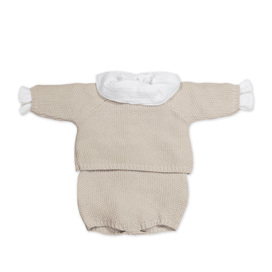 Set Tricot de 3 piezas recién nacido Pasito a Pasito