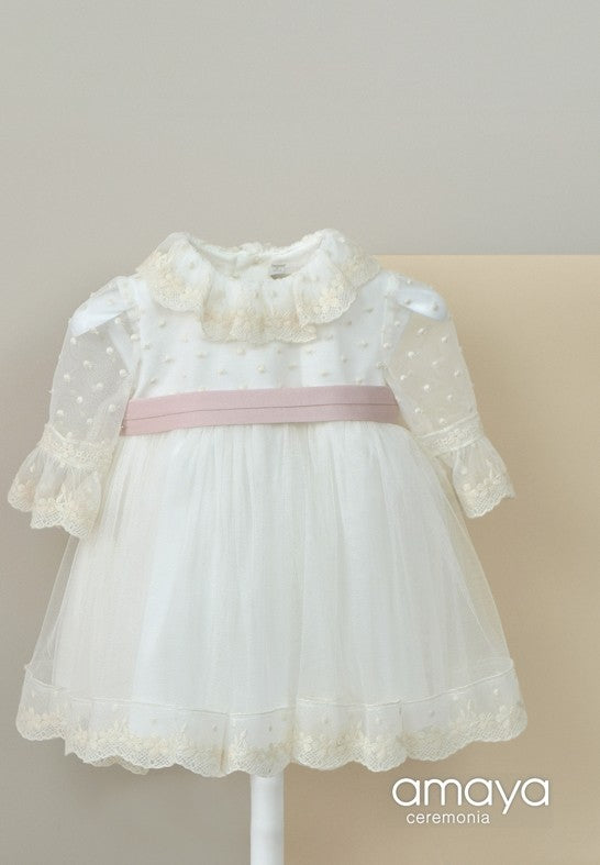 Vestido Bebé Ceremonia 2025 Amaya 190012