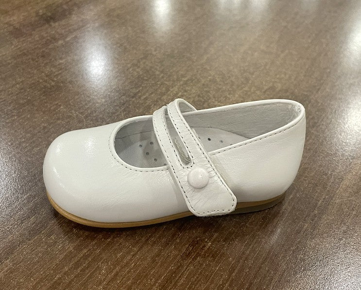 Zapato Mercedita Botón Piel 17-23