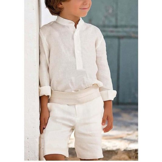 Camisa Cuello Mao Polo Lino Amaya 190501
