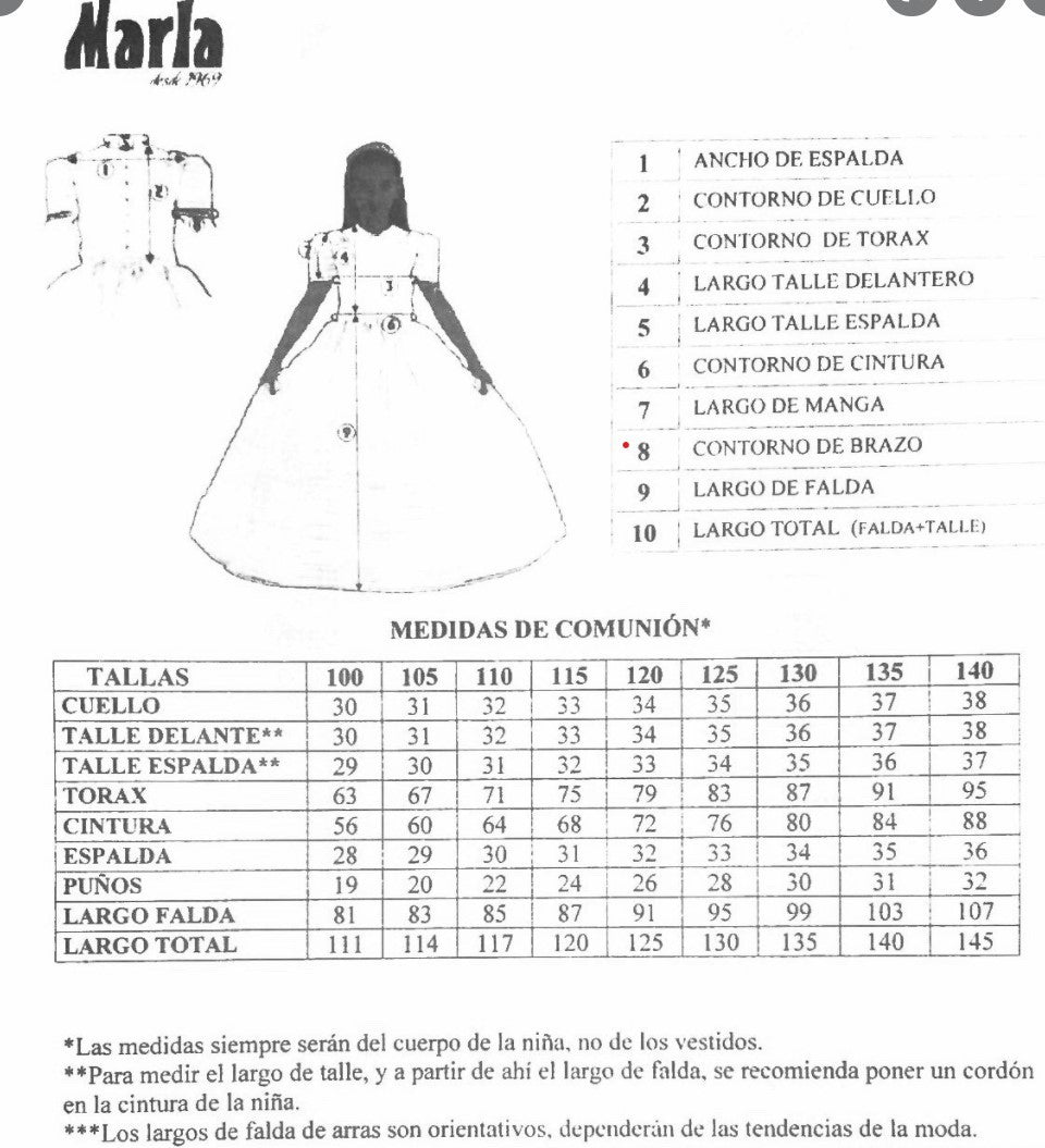 Vestido Comunión Los3ositos Clásico Jaretas