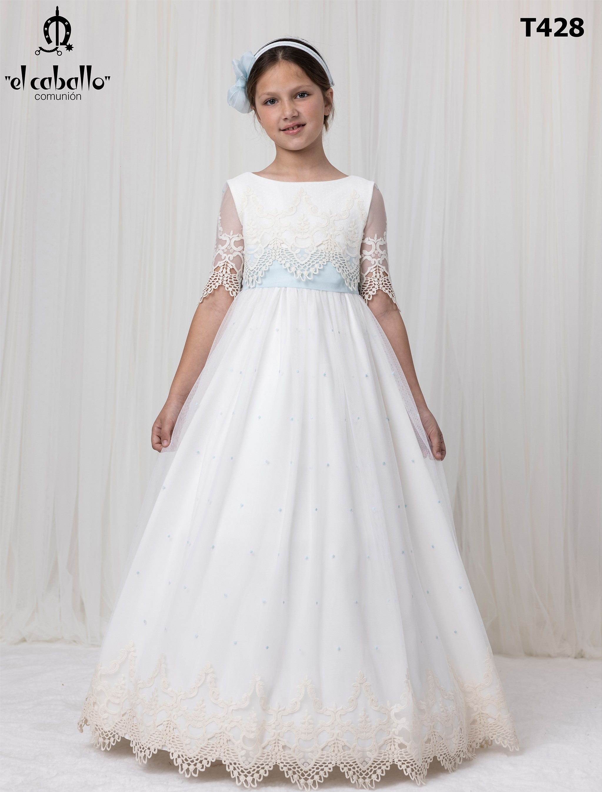 Vestido Comunión 2026 El Caballo T428