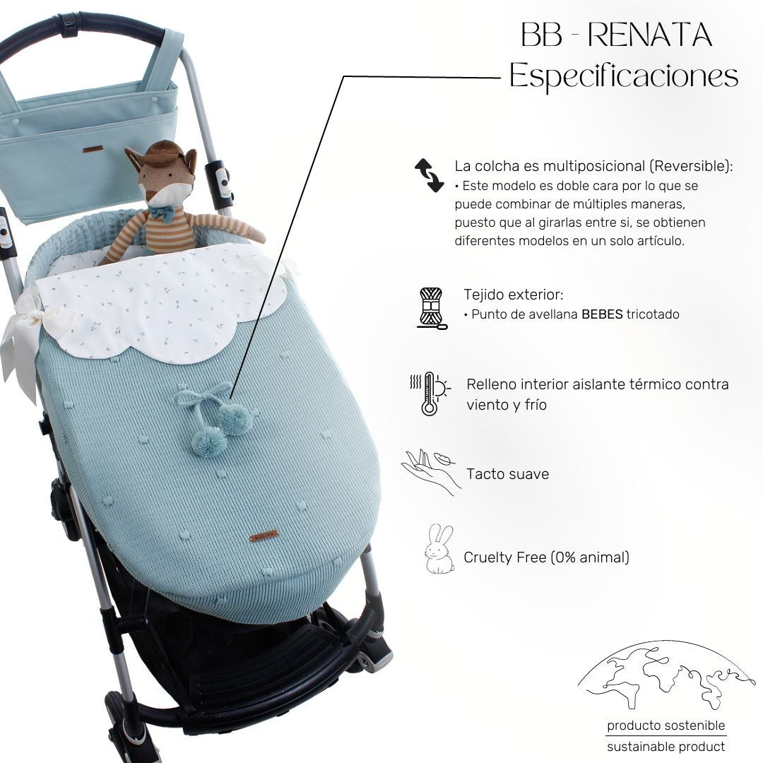 Saco 3 usos capazo BB Renata Uzturre