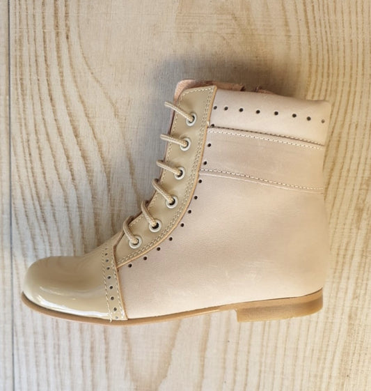 Bota Pascuala Piel Charol 31-40 Los3ositos