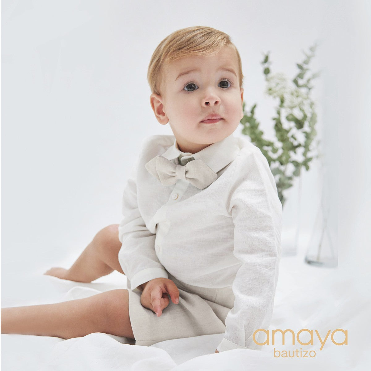 Conjunto Bebé Ceremonia Lino Amaya 591302