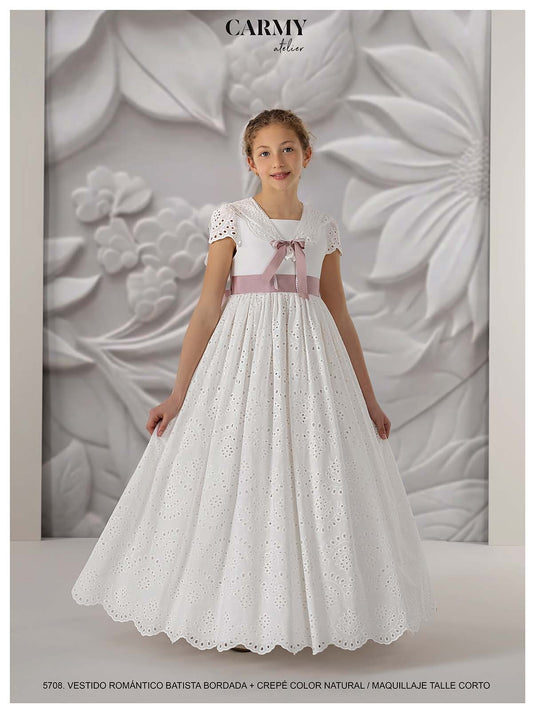Vestido Comunión 2026 Carmy 5708
