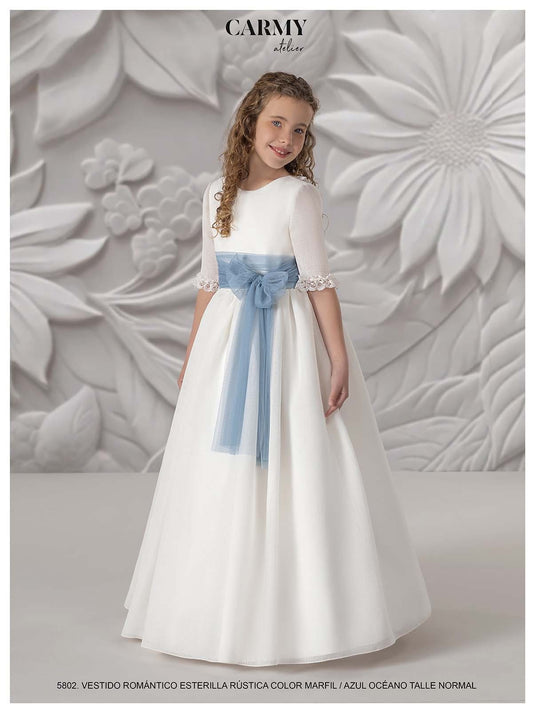 Vestido Comunión 2026 Carmy 5802