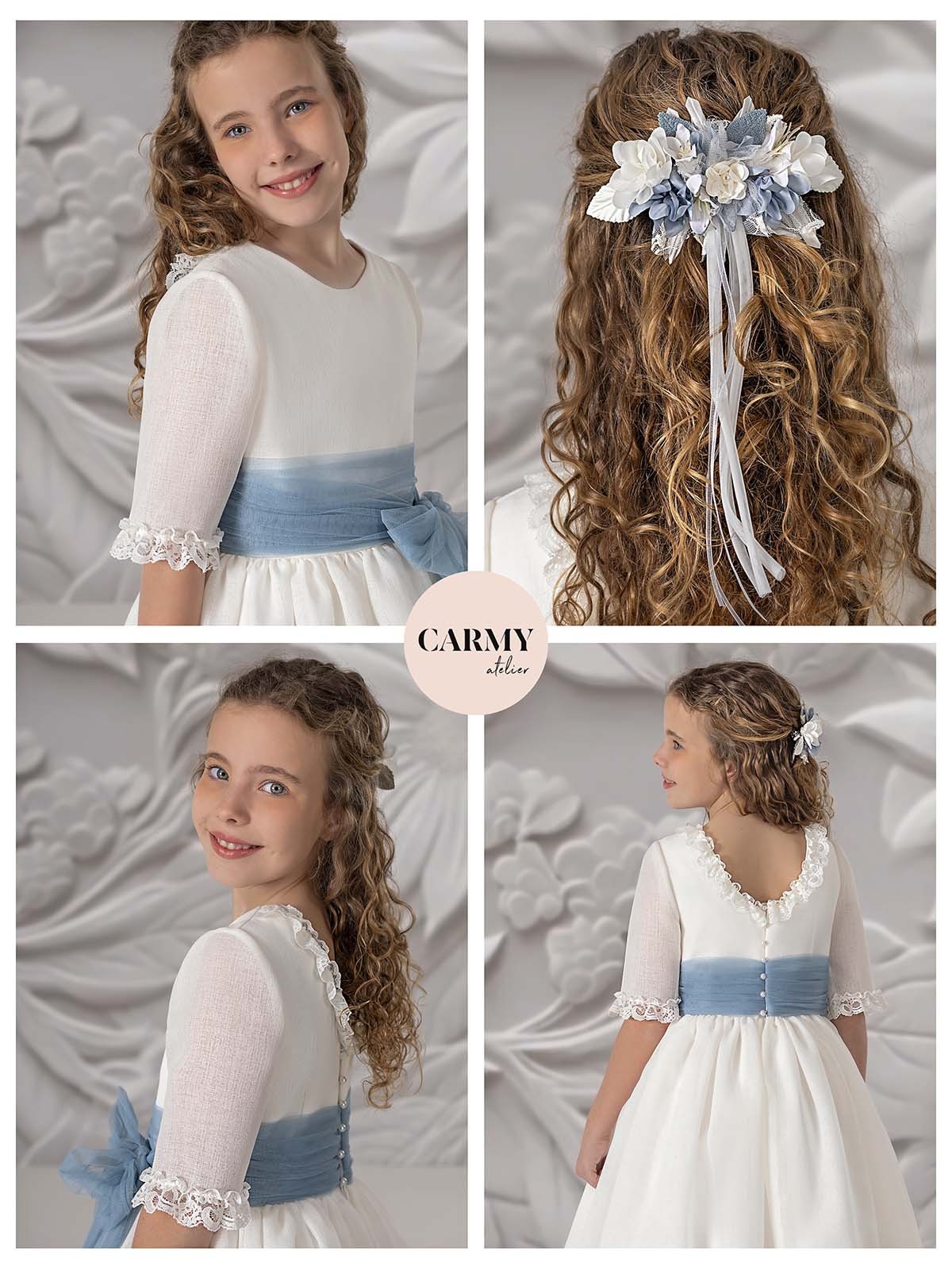 Vestido Comunión 2026 Carmy 5802