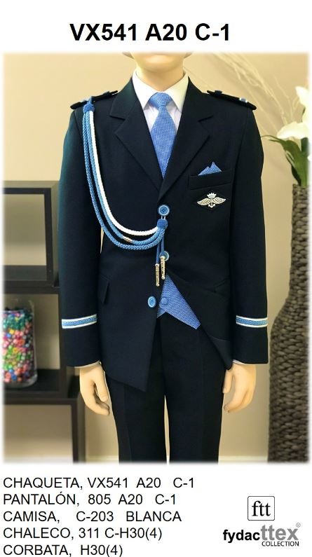 Traje Comunión 2026 Almirante VX541 Fydacttex