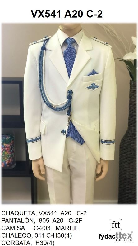 Traje Comunión 2026 Almirante VX541 Fydacttex