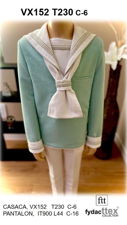 Traje Comunión 2026 Marinero VX152 Fydacttex