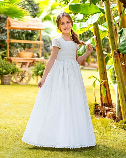 Vestido Comunión 2026 Aire Barcelona A755