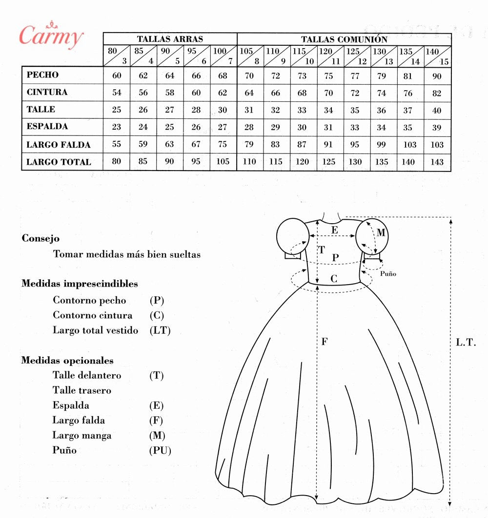 Vestido Comunión Carmy 5618