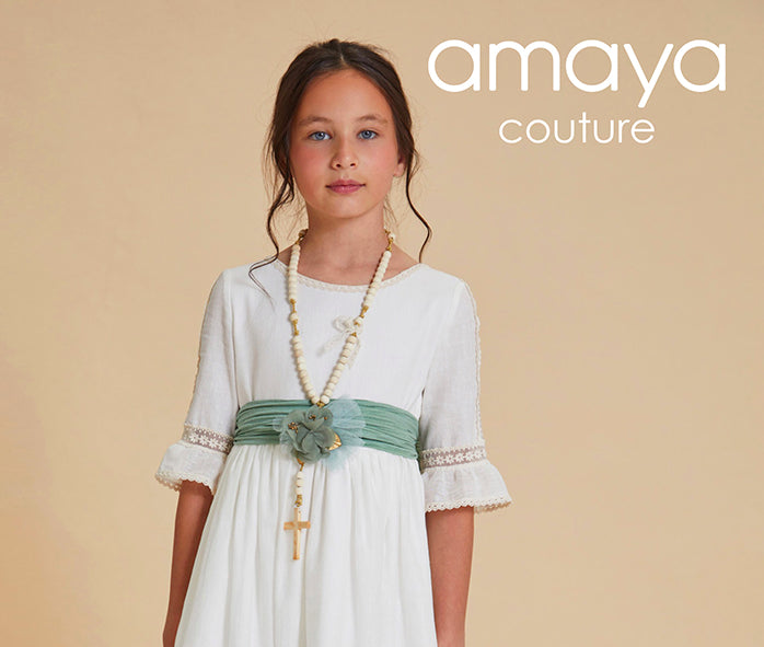 Vestido Comunión 2025 Amaya Couture 617040