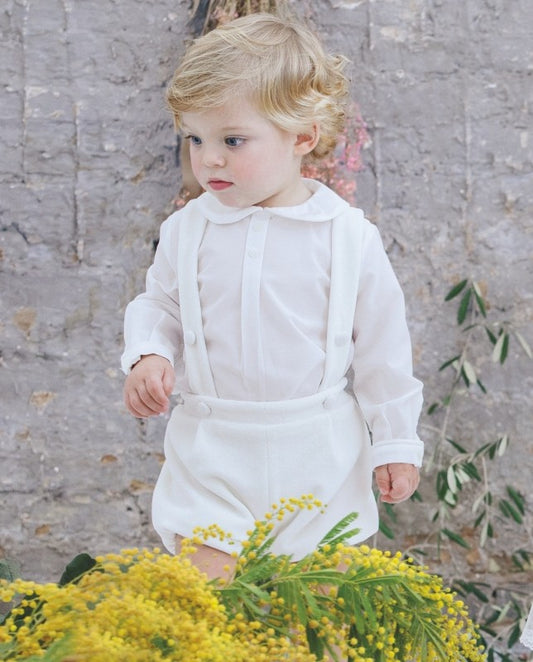 Conjunto Bebé Ceremonia Terciopelo Amaya 190013