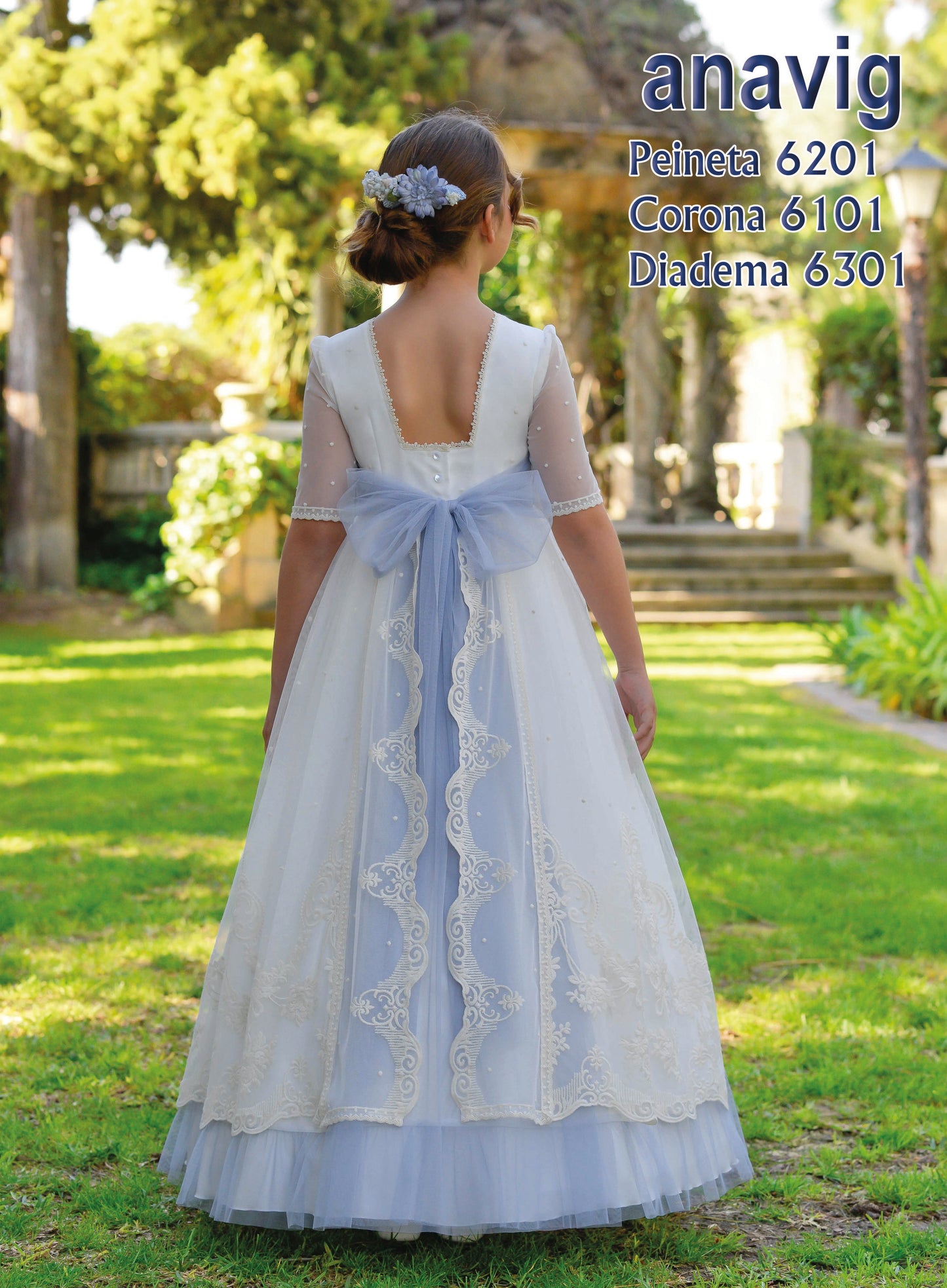 Vestido Comunión 2026 Anavig 6401