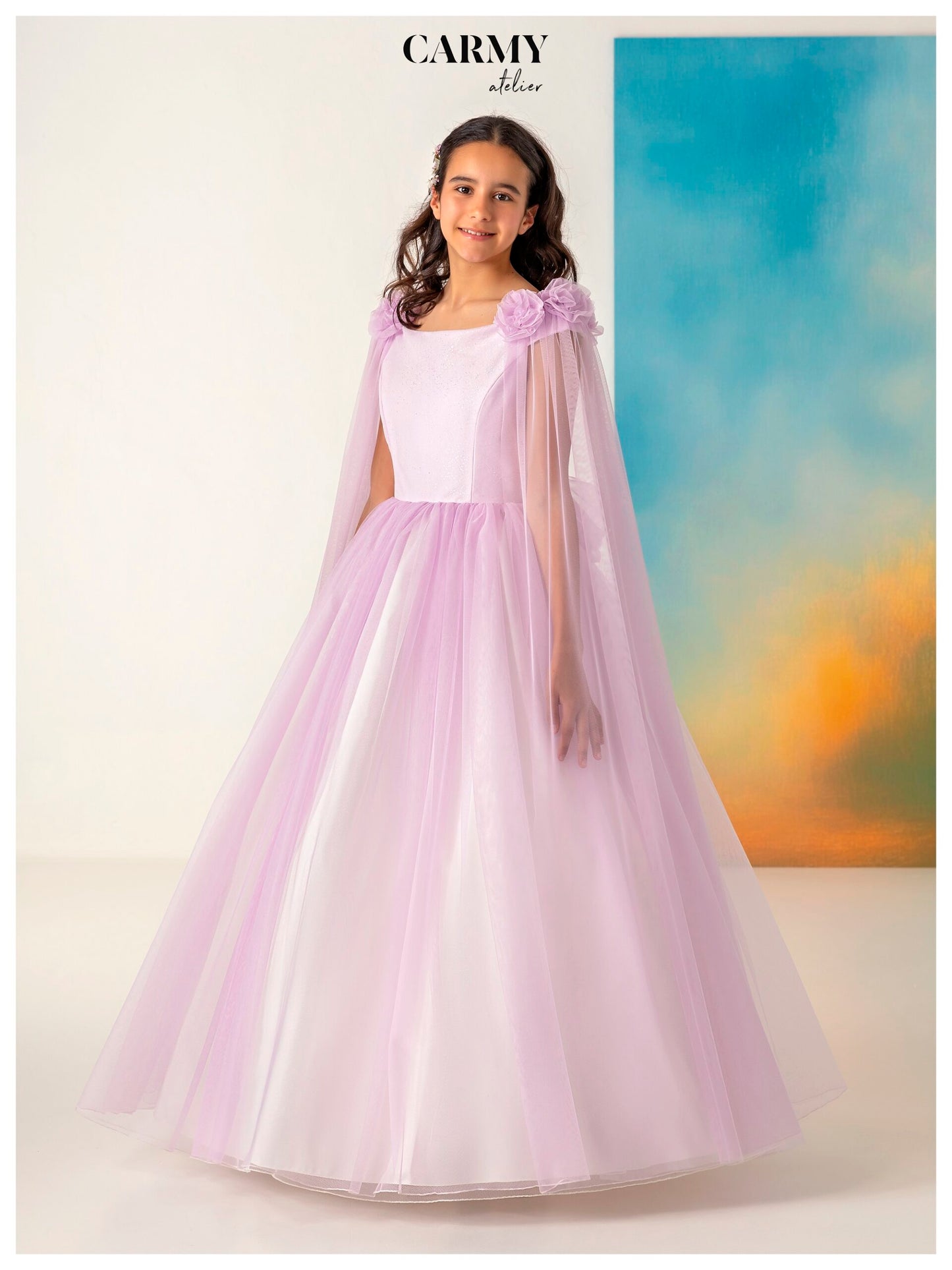 Vestido Largo Ceremonia Dama Carmy 5950