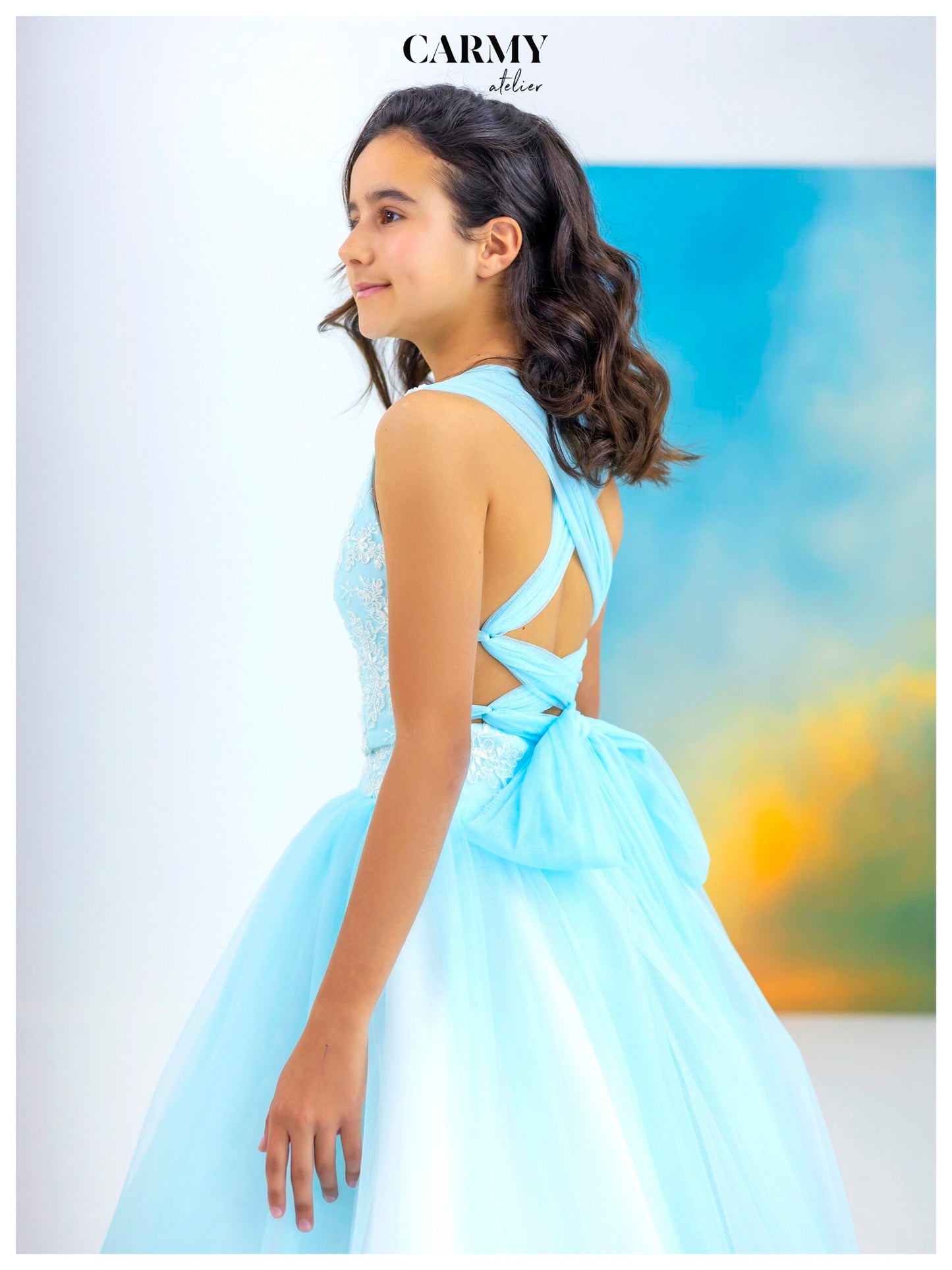Vestido Largo Ceremonia Dama Carmy 5951