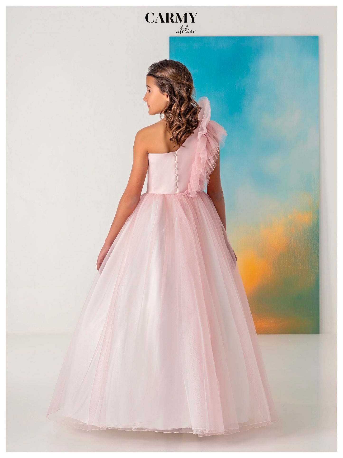 Vestido Largo Ceremonia Dama Carmy 5952
