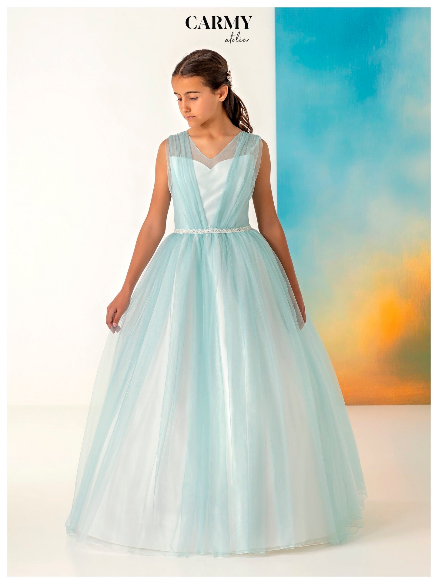 Vestido Largo Ceremonia Dama Carmy 5954