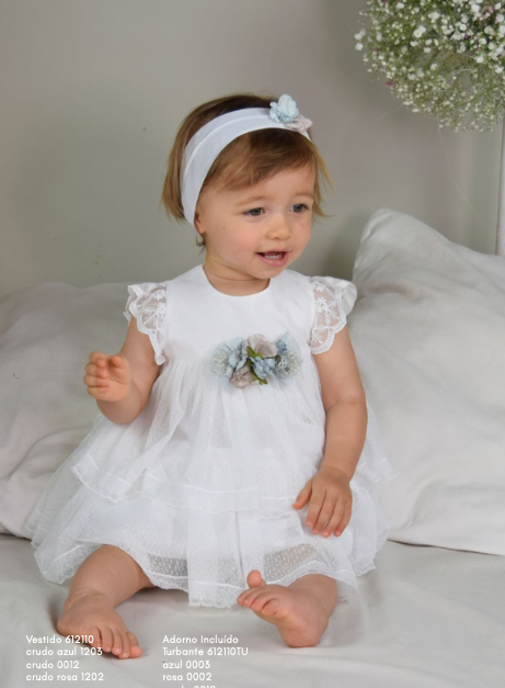 Vestido Bebé Ceremonia 2025 Amaya 612110