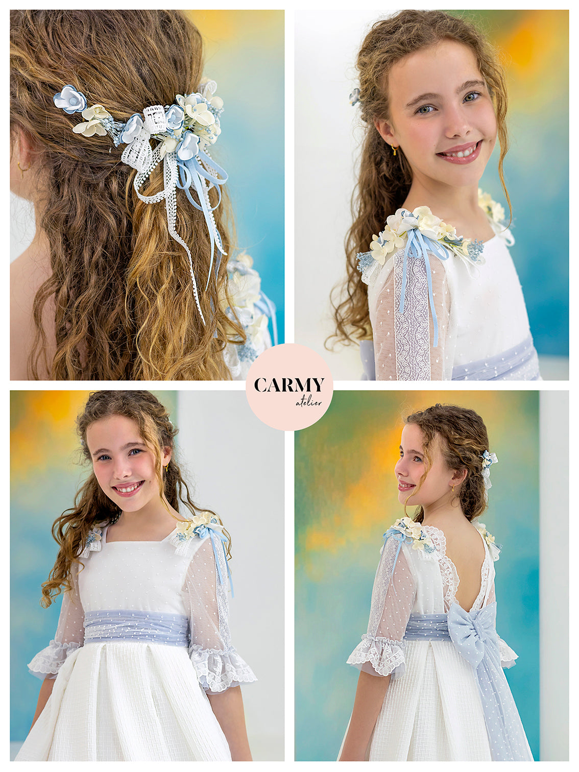 Vestido Comunión 2026 Carmy 5619