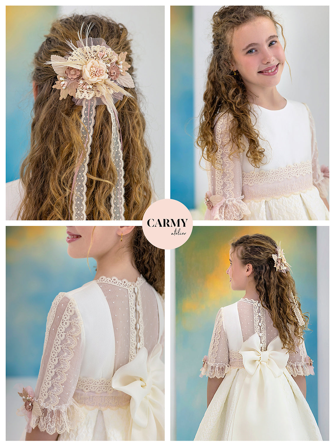 Vestido Comunión 2026 Carmy 5620