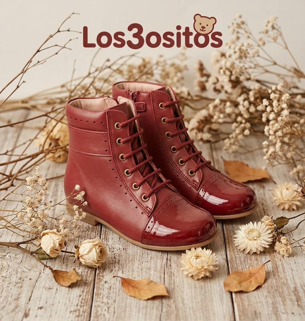 Bota Pascuala Piel Charol 31-40 Los3ositos