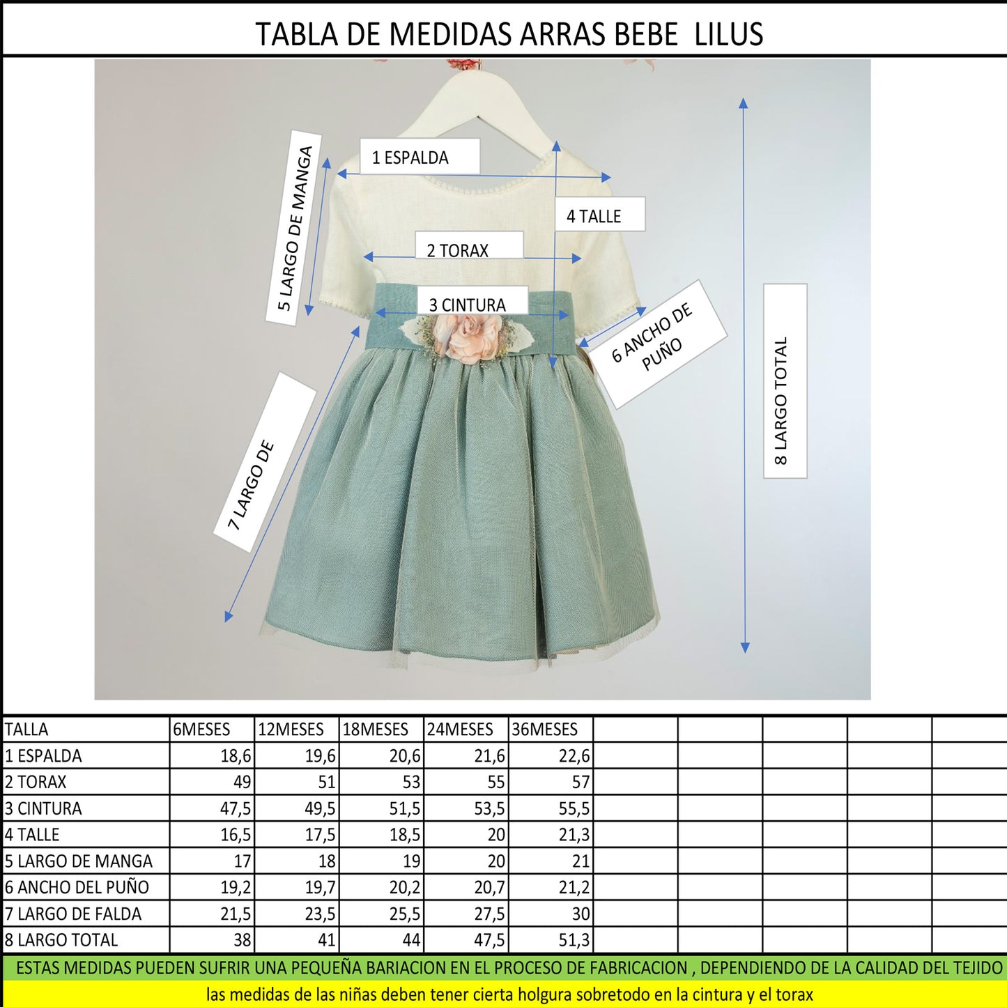 Vestido Bebé Ceremonia 23195 Lilus
