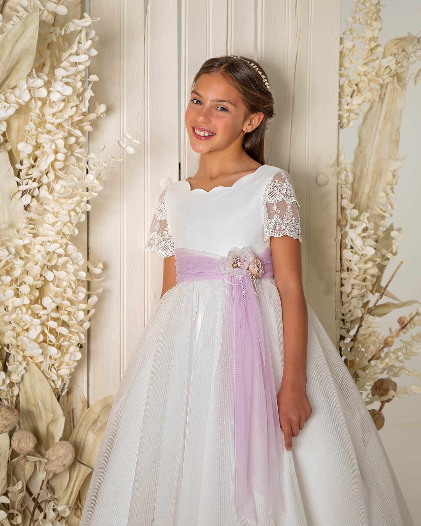 Vestido Comunión 2026 Aire Barcelona A858