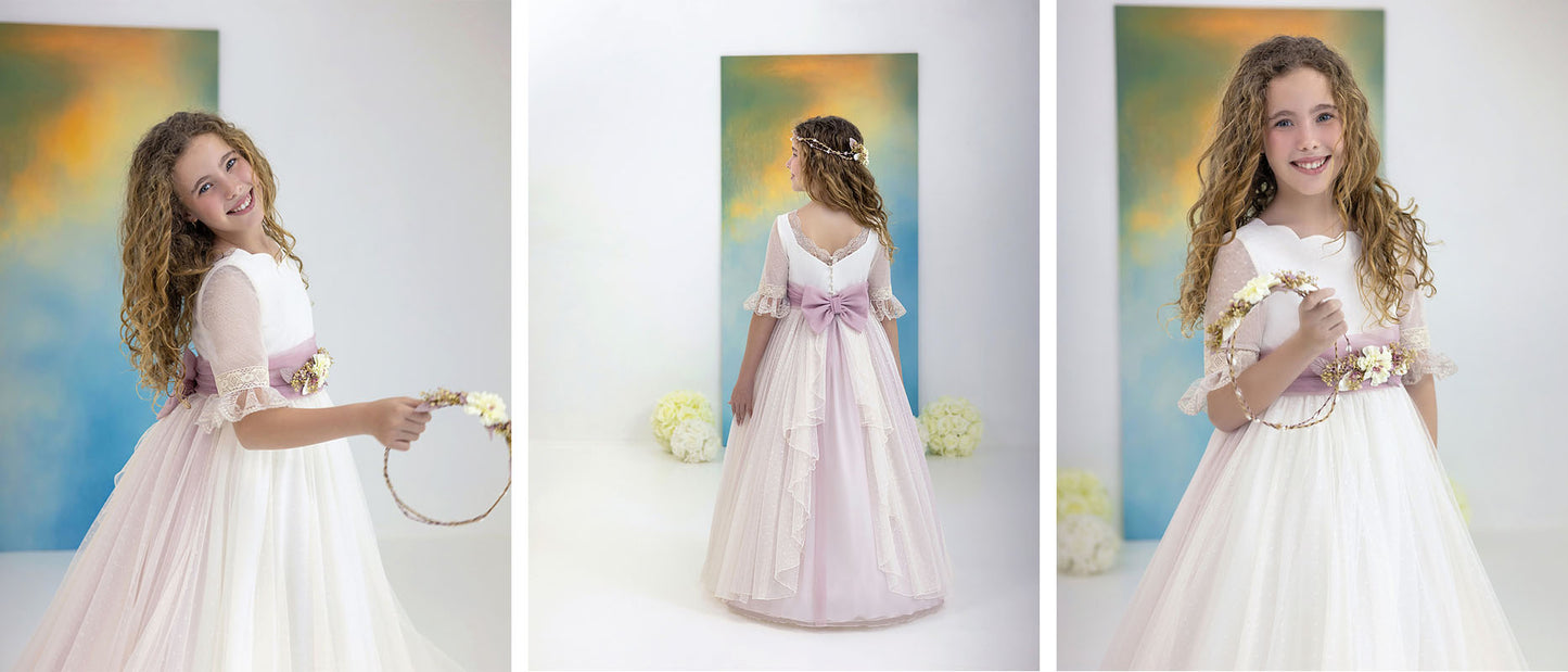 Vestido Comunión 2026 Carmy 5621