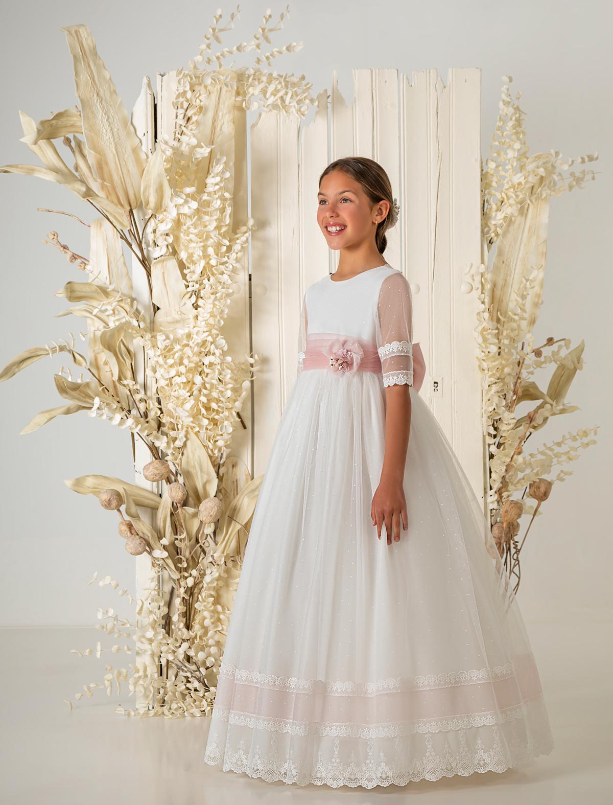 Vestido Comunión 2026 Aire Barcelona A865