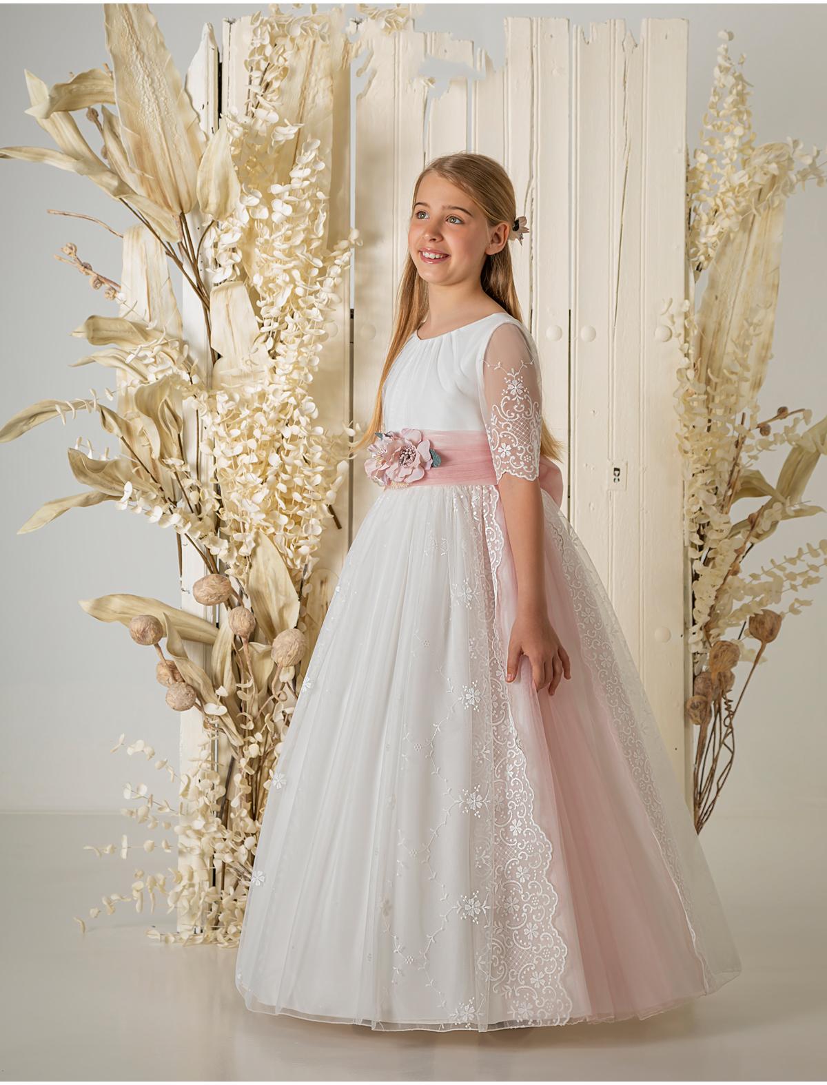 Vestido Comunión 2026 Aire Barcelona A8681