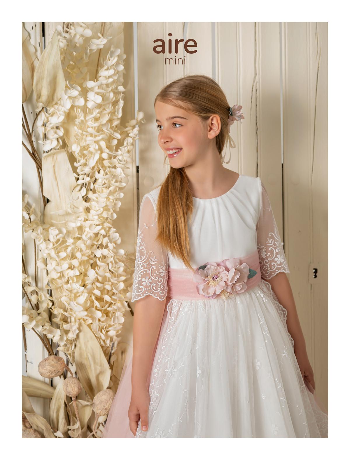 Vestido Comunión 2026 Aire Barcelona A868