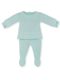 Knitted Set 2P Voile Vir...
