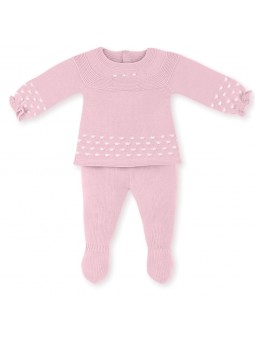 Knitted Set 2P Voile Vir...