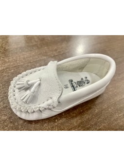 Baby nautic shoes leather