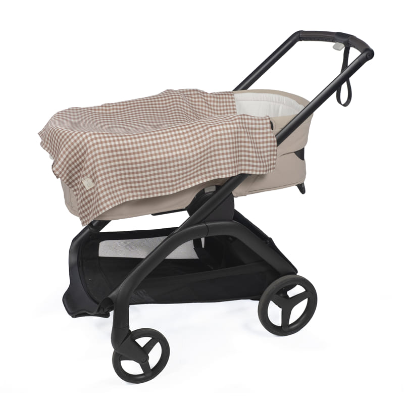 Pack Muselinas Praliné Vichy/Rayas Walking Mum