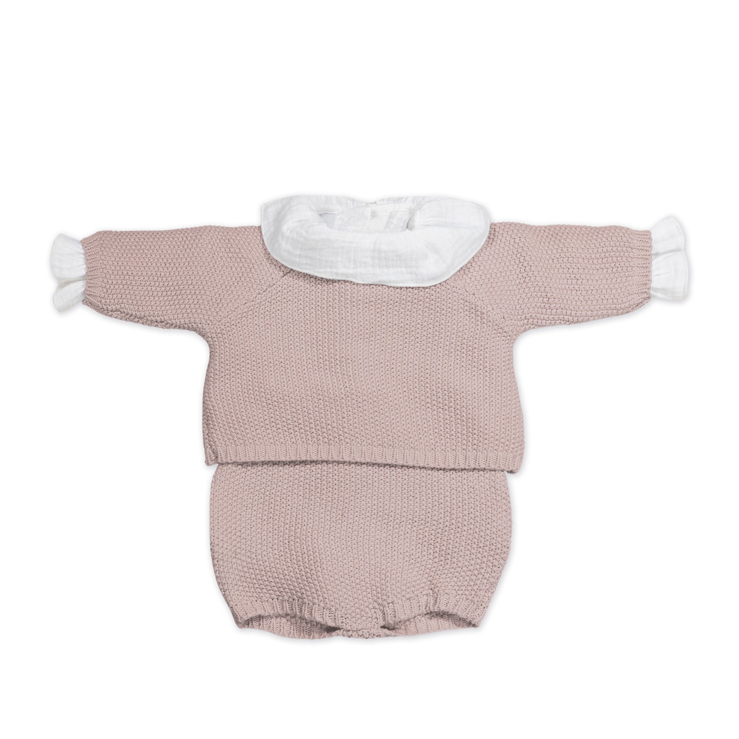Set Tricot de 3 piezas recién nacido Pasito a Pasito
