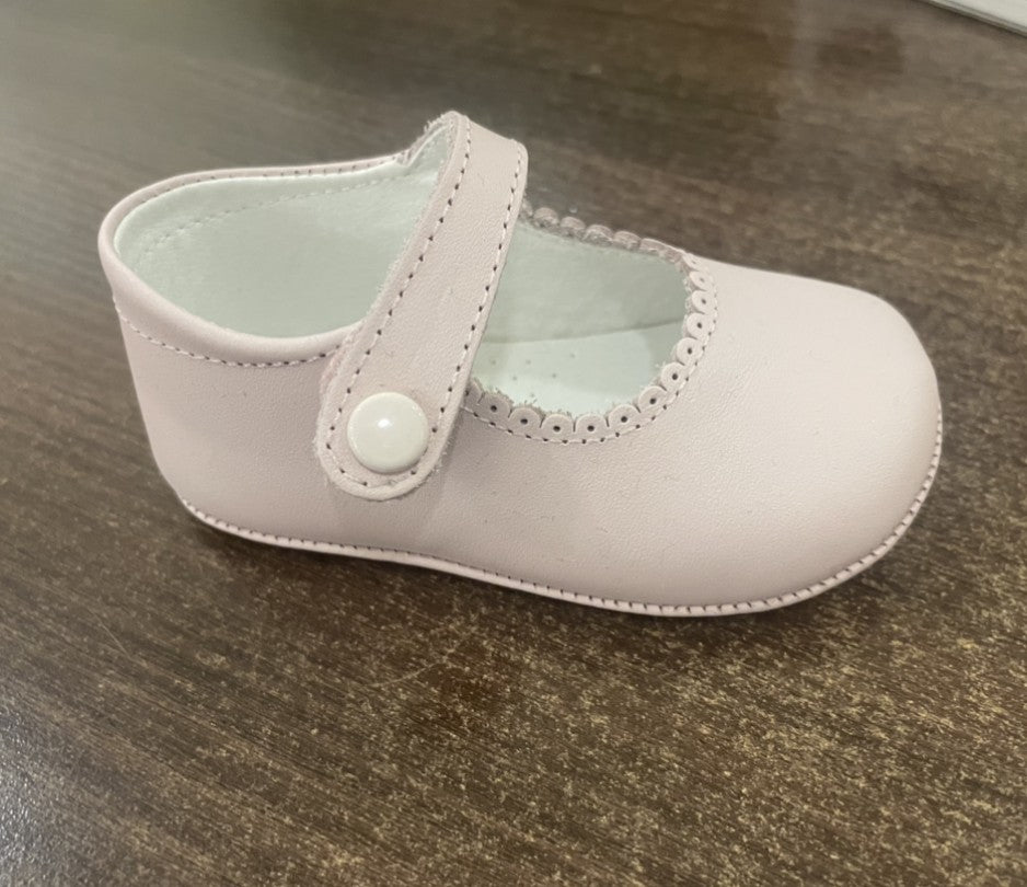 Zapato bebé mercedita sin suela piel napa