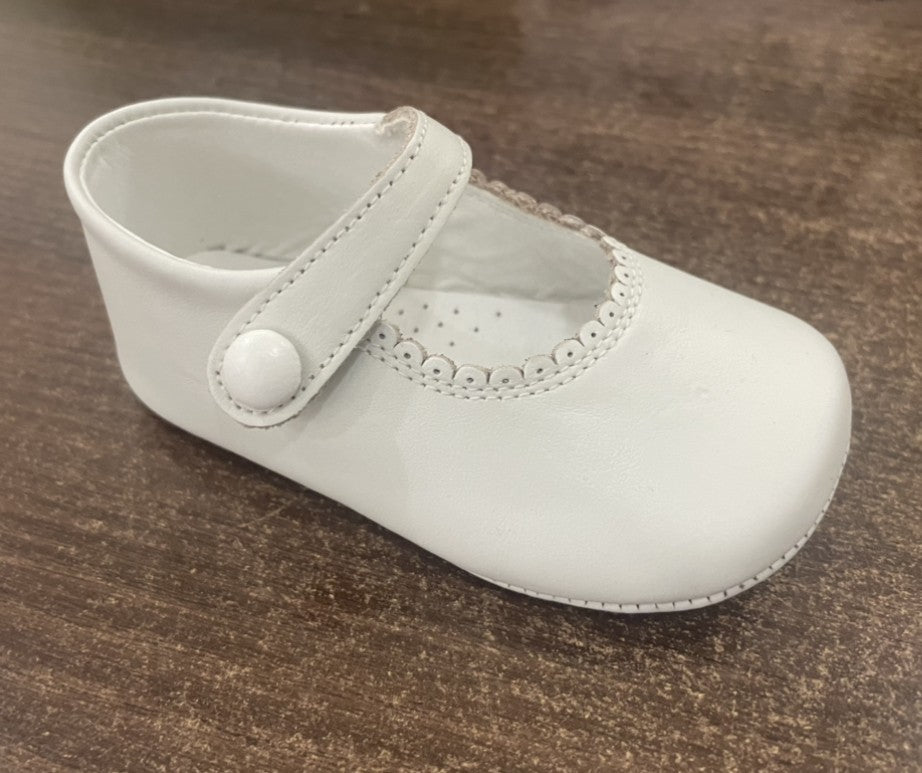 Zapato bebé mercedita sin suela piel napa