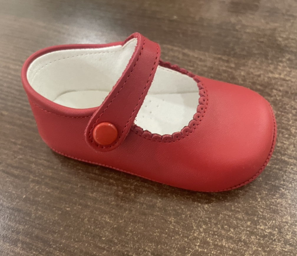 Zapato bebé mercedita sin suela piel napa