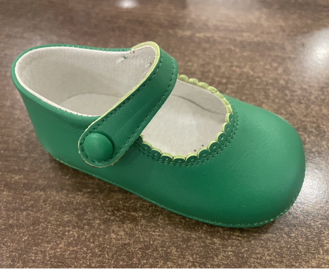 Zapato bebé mercedita sin suela piel napa