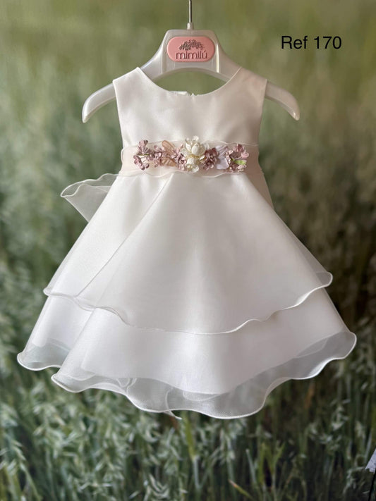 Vestido Bebé Ceremonia 2025 Mimilú 170