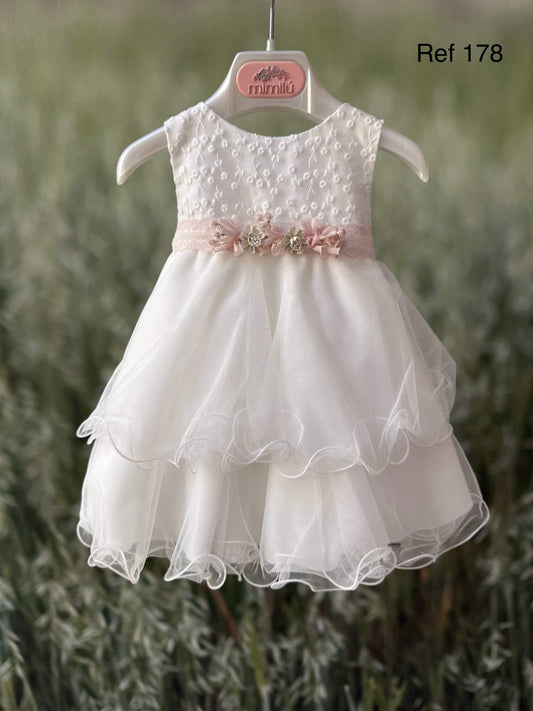 Vestido Bebé Ceremonia 2025 Mimilú 178