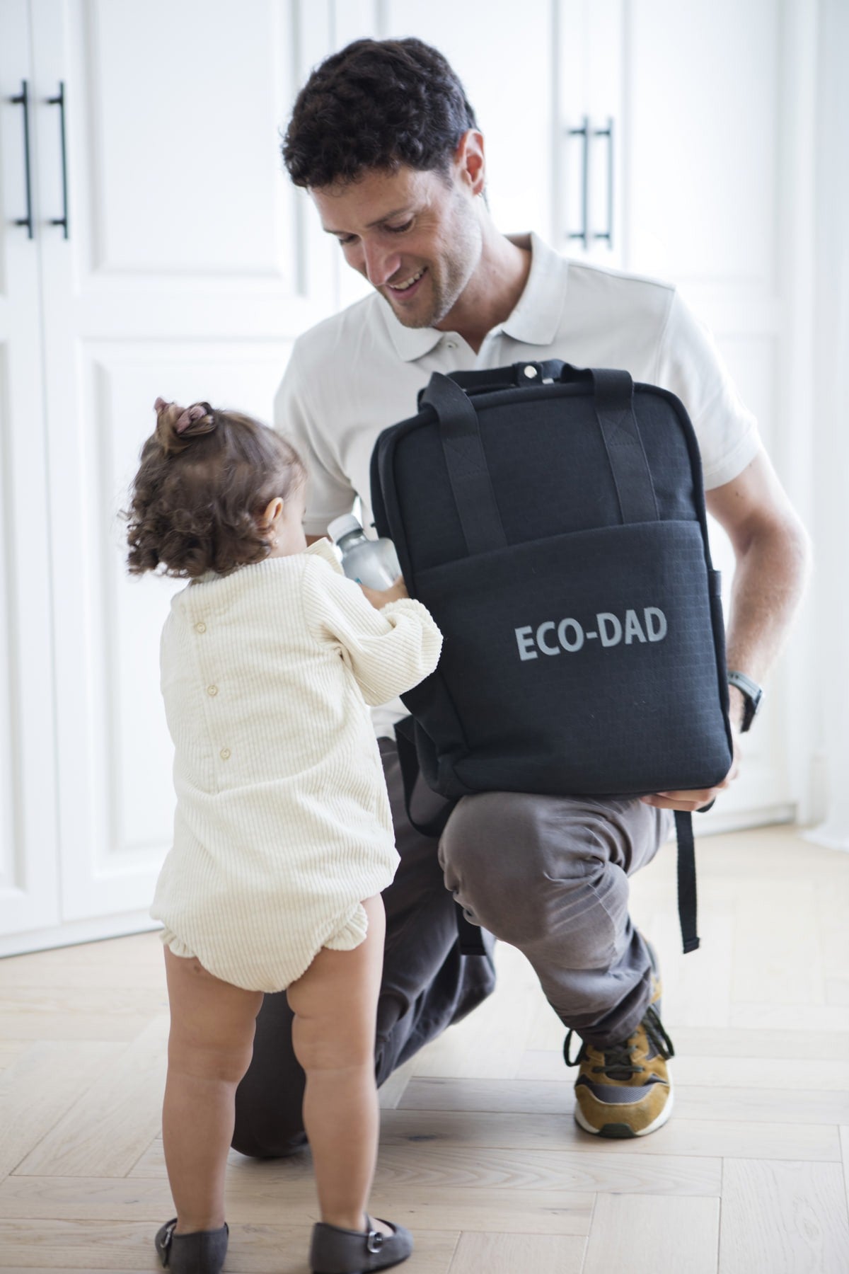 Mochila XL Eco Dad Black Walking Mum