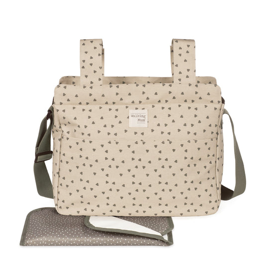 Bolso Canastilla Poppy Corazones Walking Mum