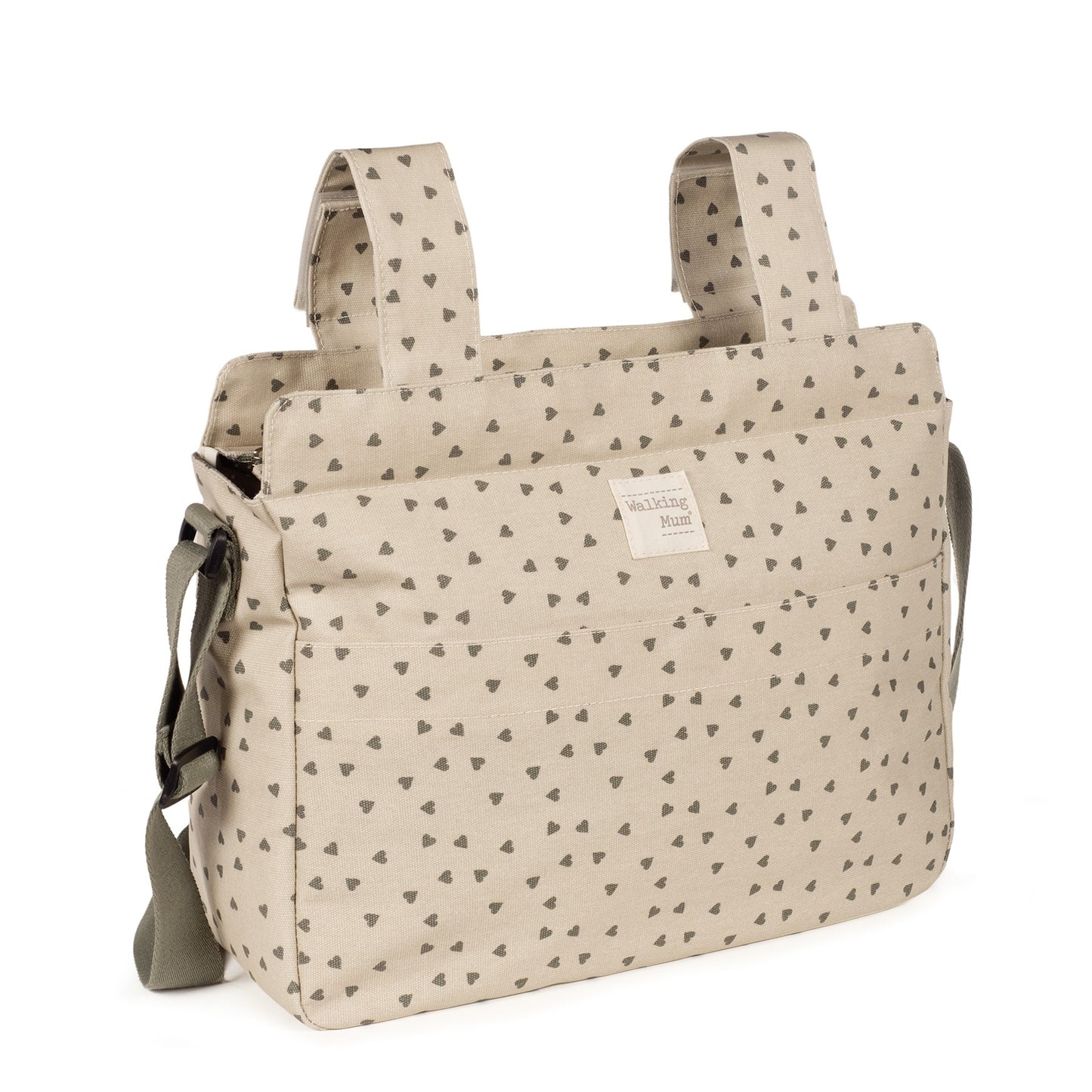 Bolso Canastilla Poppy Corazones Walking Mum