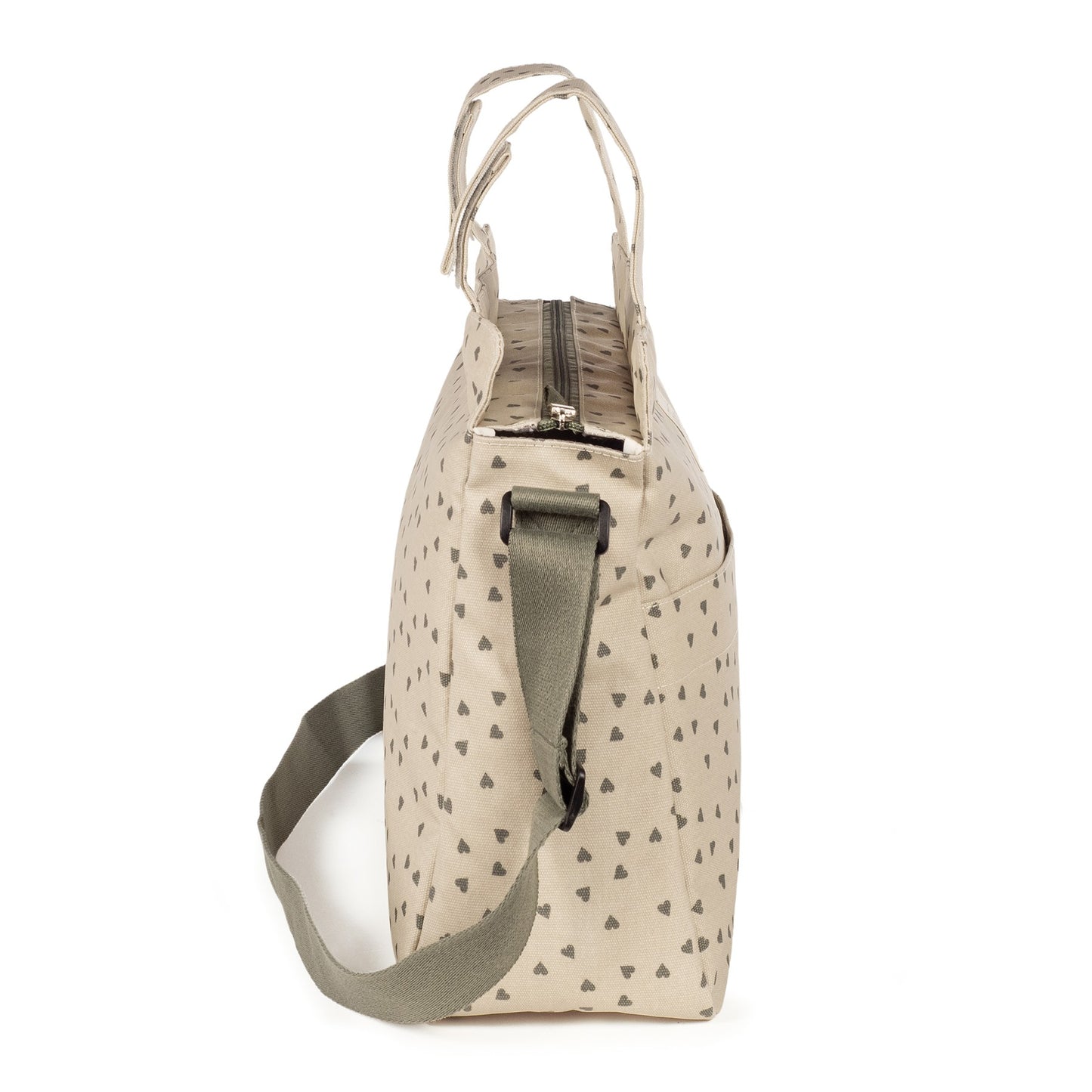 Bolso Canastilla Poppy Corazones Walking Mum